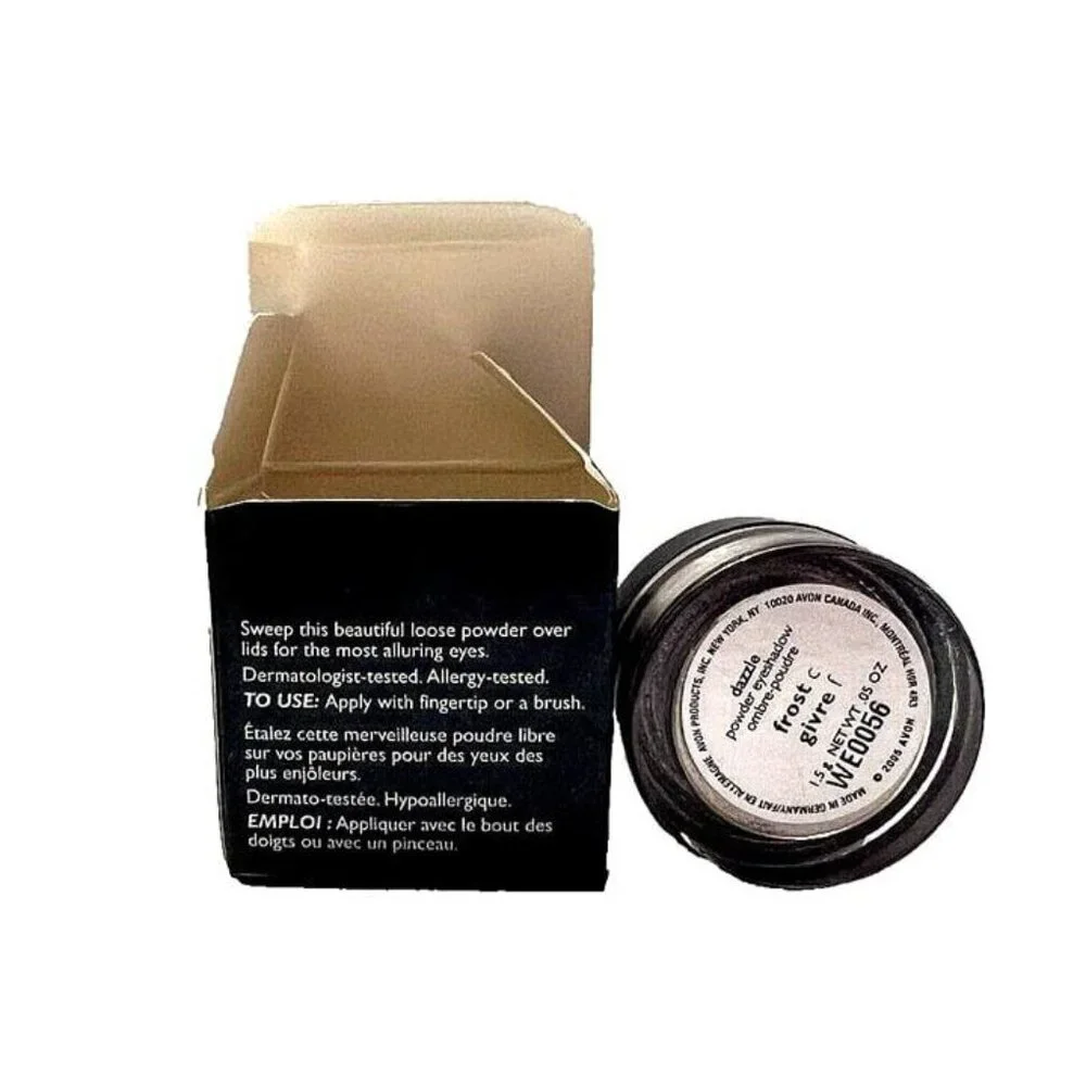 AVON COLOR Powder Eyeshadow Ombre-Poudre 2005 DAZZLE FROST Givre WE0056 New 1.5g